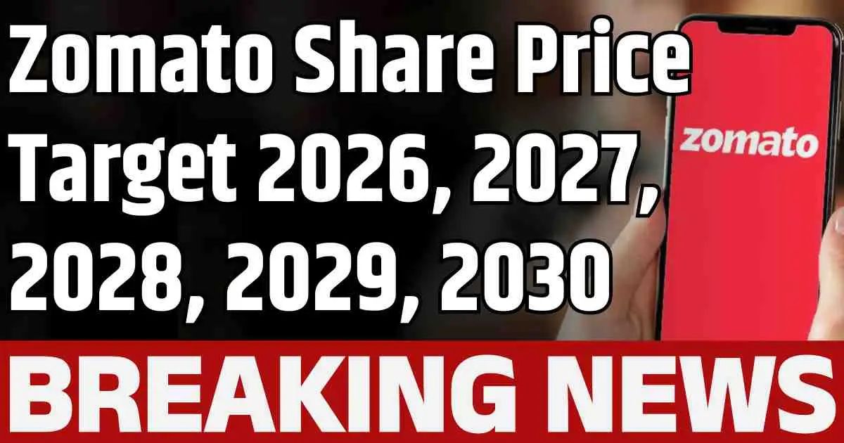 Zomato Share Price Target 2026, 2027, 2028, 2029, 2030
