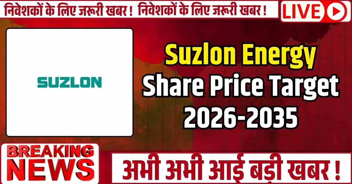 Suzlon Energy Share Price Target 2026, 2028, 2030, 2032, 2034, 2035…